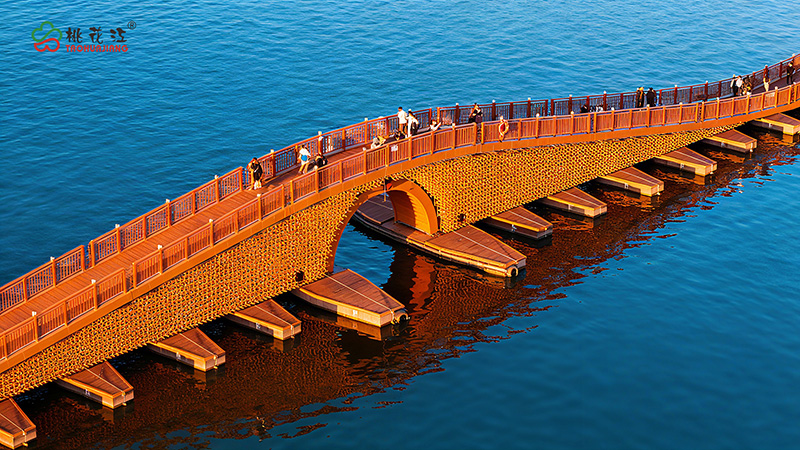 昆明滇池開合浮橋·丹霞橋