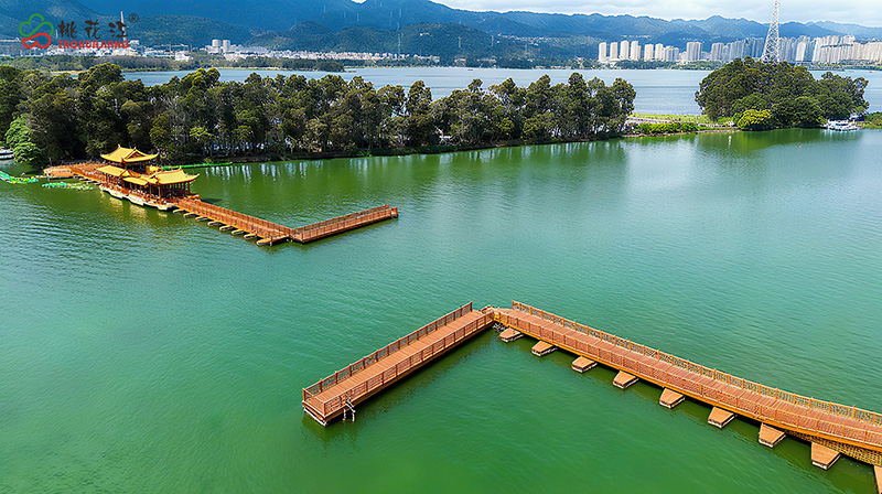 昆明滇池開合浮橋·丹霞橋